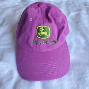 John Deere Kate Lord Collab Women's Hat Cap Magenta Purple EXCELLENT CONDITION
